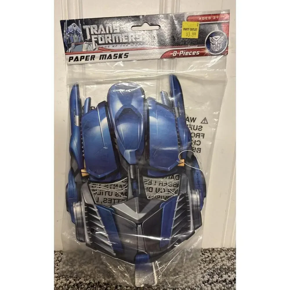 Trans Formers Party Lot - NEW 8pk Mask, 2 8pk Napkins & 2 8pk Invite/Thank Cards